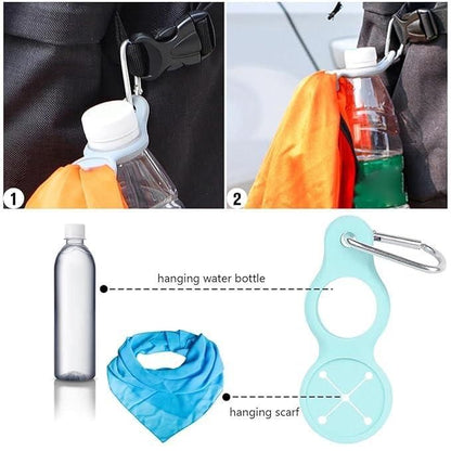 Towel Hook Clip Supplies Ring Multifunction Water Bottle Holder